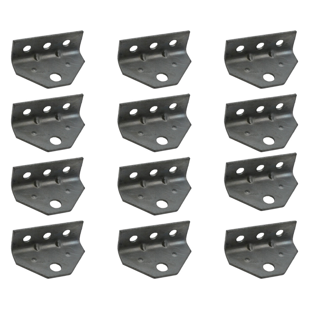 Qty 12: Top Angle Bracket
 Fits Universal Products Replaces 86115G