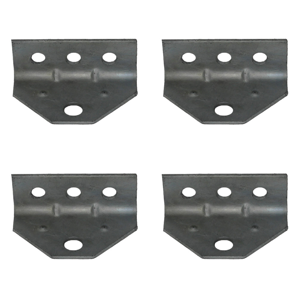 4 Brackets Top Angle Swivel Top for Boat Trailer Bunk Board Mounts