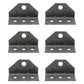 6 Top Angle Galvanized Swivel Top Angle Brackets for Bunk Brackets Boat Trailer
