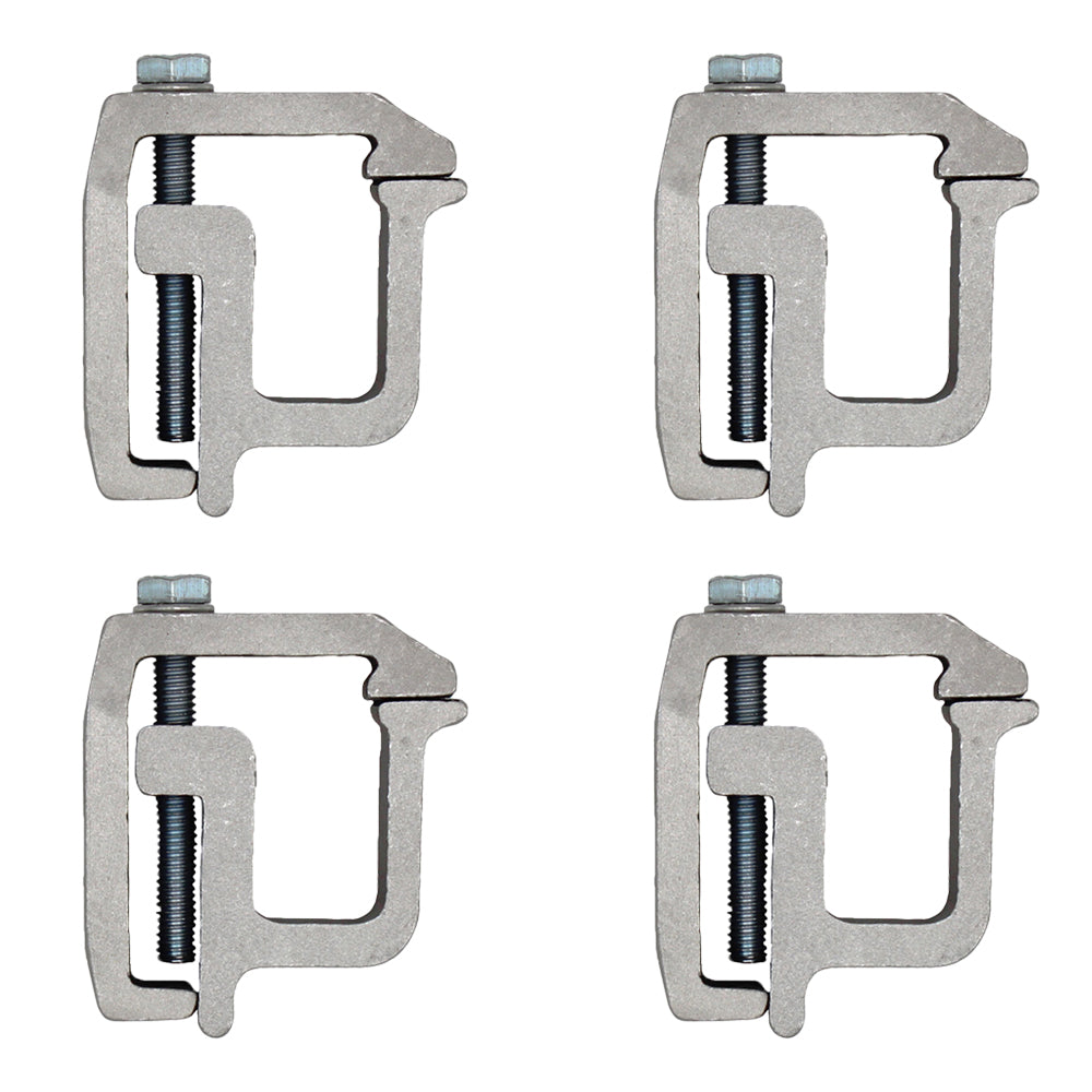 4 x Heavy Duty Aluminum Truck Cap Topper Camper Shell Mounting Clamps