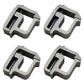 (4) New Heavy Duty ALUMINUM MOUNTING CLAMP for Truck Cap Topper Camper RV Rail