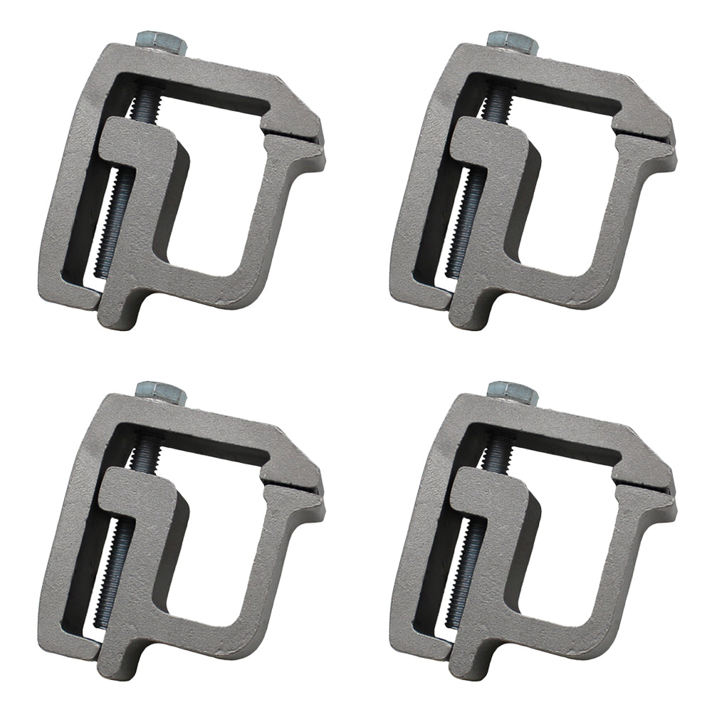 (4) New Heavy Duty ALUMINUM MOUNTING CLAMP for Truck Cap Topper Camper RV Rail