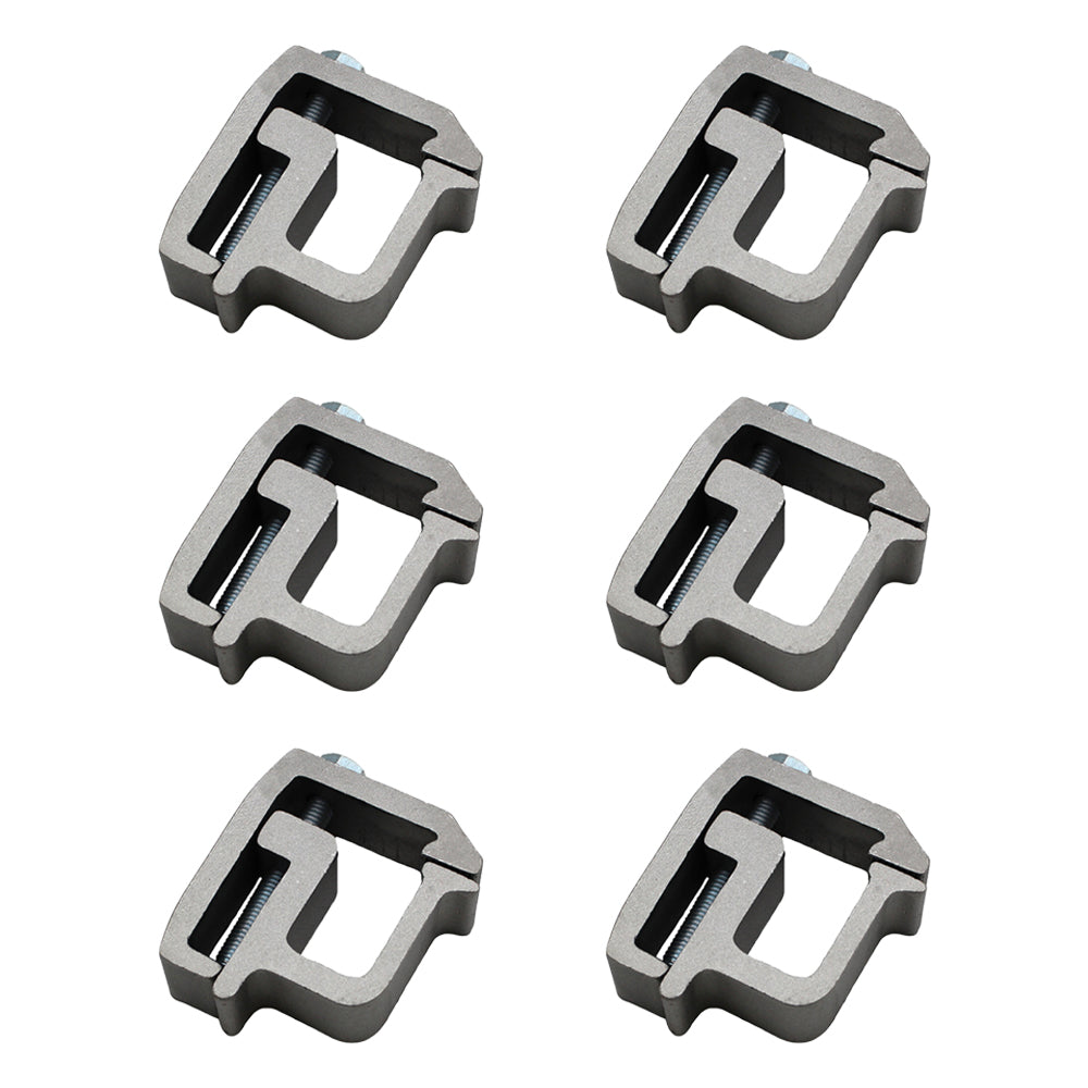 (6) Heavy Duty Mounting Clamps Truck Cap Topper Camper Shell TL-2002