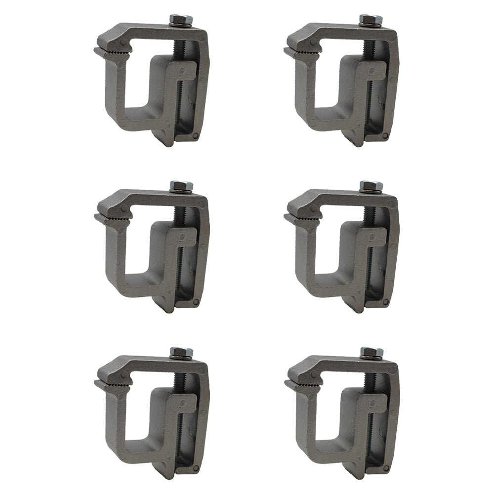 (6) Heavy Duty Mounting Clamps Truck Cap Topper Camper Shell TL-2002