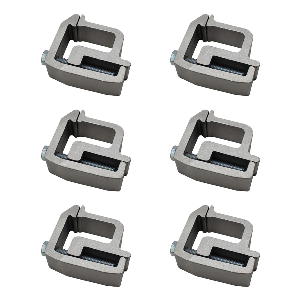 (6) Truck Cap Topper Camper Shell Mounting Clamps Heavy Duty TL-2002