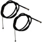 Two (2) Throttle Brake Clutch Cables 48" Fits Manco Mini Bikes Fits CanAm 261