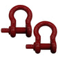 D-Shackles 3/4" Inch Red Pair 9500Lbs WLL 11235.08 Fits Jeep Wrangler & CJ