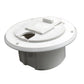 White Electric Power Cord Hatch Cover For RV Travel Trailer Pop Up RV011