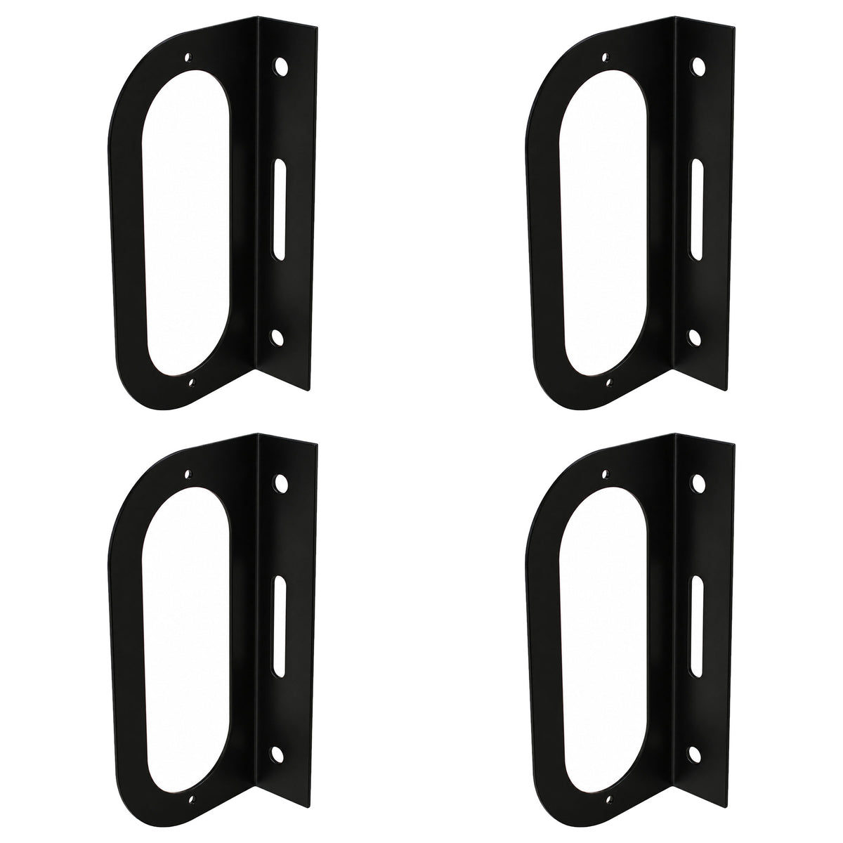 Qty 4: 6" Oval Light Mounting Bracket Fits Universal Products Replaces 421-09