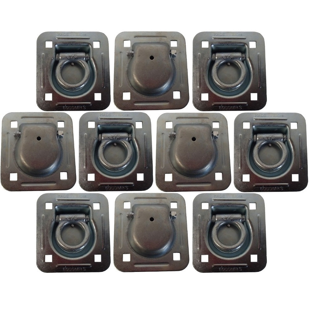 Qty 10: 1-1/2" Bolt-on Recessed D-Ring Fits Universal Products Replaces RDR5