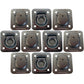 10 Square Recessed D-Ring - 1-1/2" Bolt-on 6000 lbs MBS For Trailer Flatbed