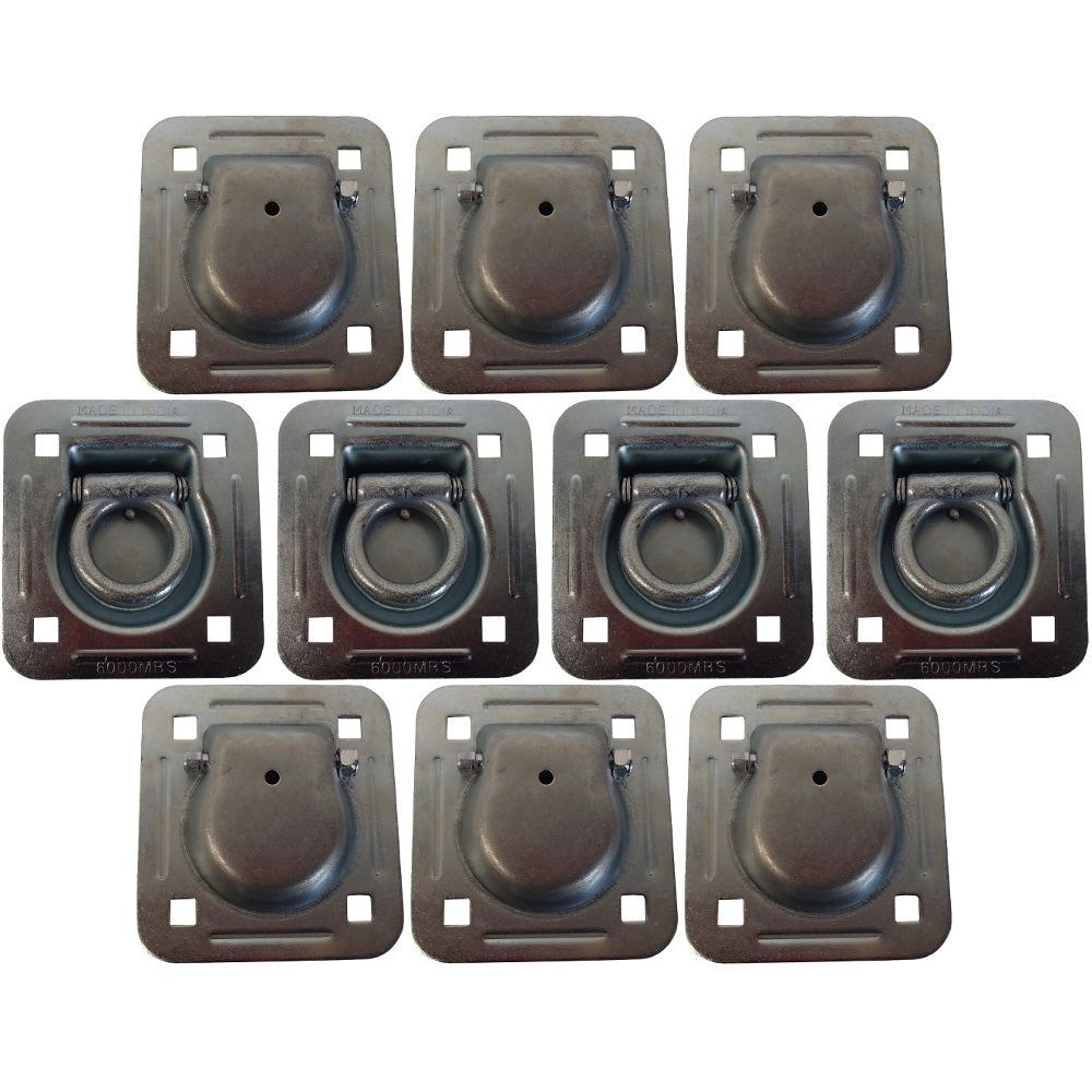 Qty 10: 1-1/2" Bolt-on Recessed D-Ring Fits Universal Products Replaces RDR5