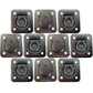 10 Square Recessed D-Ring - 1-1/2" Bolt-on 6000 lbs MBS For Trailer Flatbed