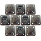 10 Square Recessed D-Ring - 1-1/2" Bolt-on 6000 lbs MBS For Trailer Flatbed