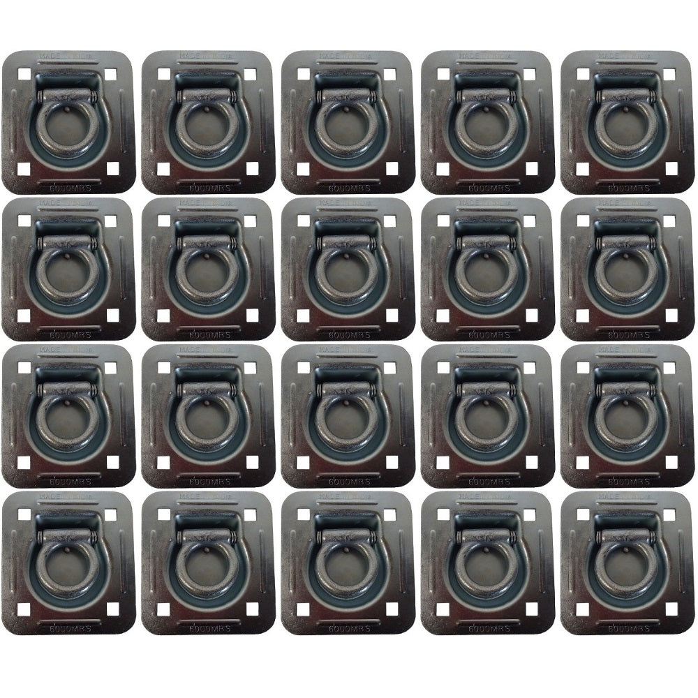 Qty 20: 1-1/2" Bolt-on Recessed D-Ring Fits Universal Products Replaces RDR5