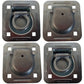 Qty 4: 1-1/2" Bolt-on Recessed D-Ring Fits Universal Products Replaces RDR5