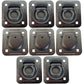 Qty 8: 1-1/2" Bolt-on Recessed D-Ring Fits Universal Products Replaces RDR5