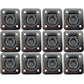 12 Flush Mount Recessed Ring Trailer Cargo Tie Down Control D-Rings 6000 lbs