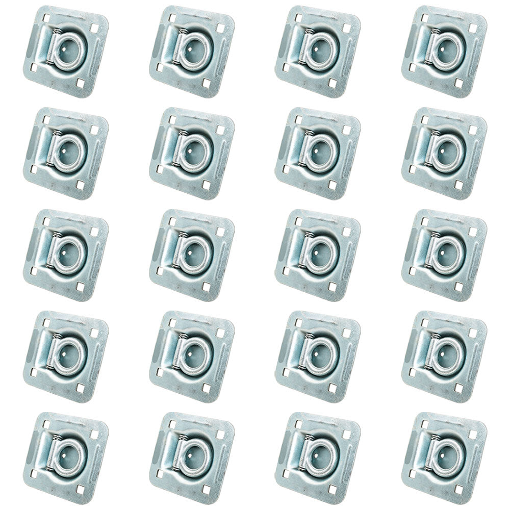 RDR5 1-1/2 Inch Bolt-On Recessed D-Ring Tie-Down, 20 Pack