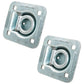 2 Flatbed Truck Cargo Trailer 6000lb Tie Down Strap Flush Mount Recessed D-Rings