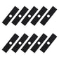Qty 10: 8" x 2" x 0.125" x 1" Edger Blade Fits Universal Products Replaces 13940