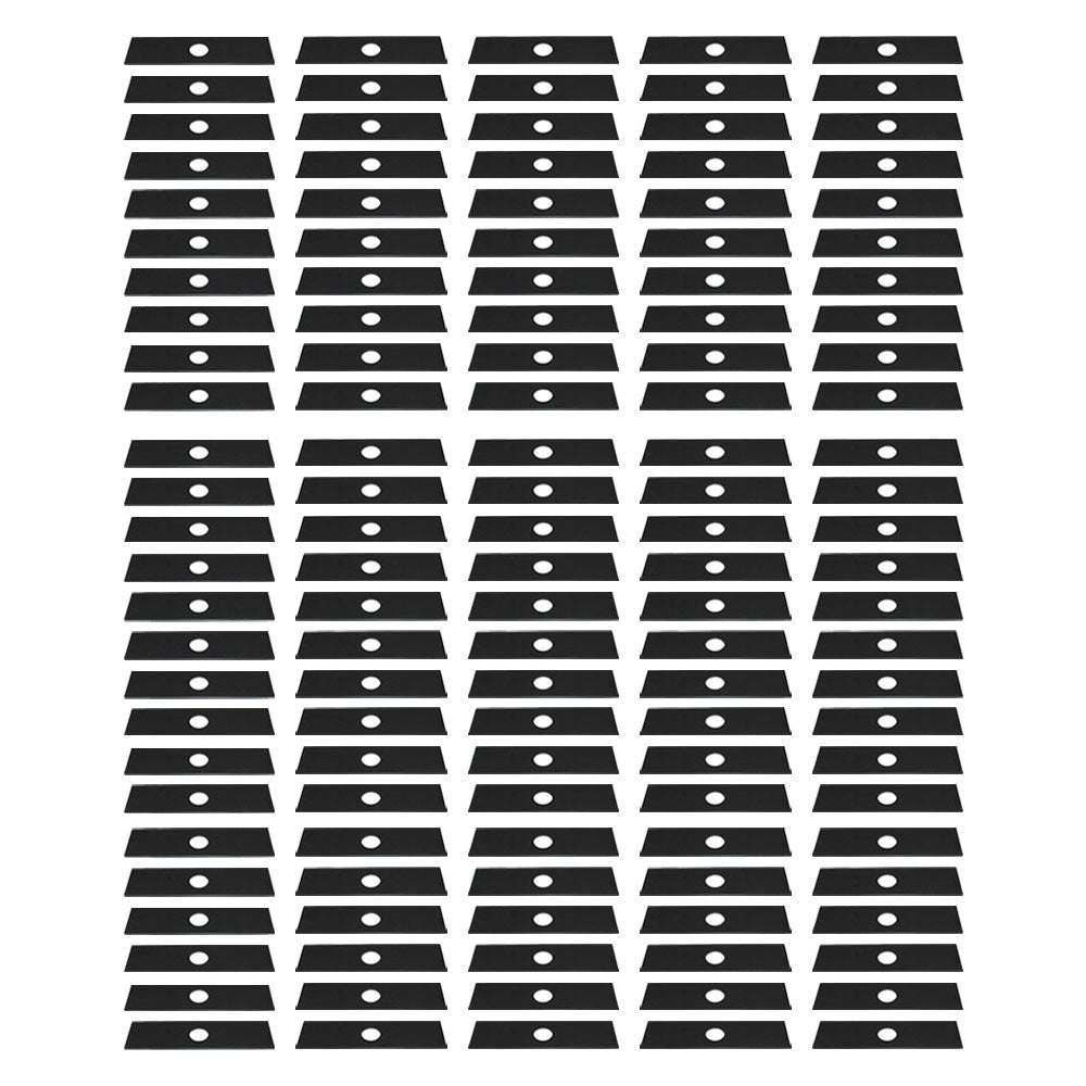 Qty 130: 8" x 2" x 0.125" x 1" Edger Blade Fits Husqvarna Replaces 601000749
