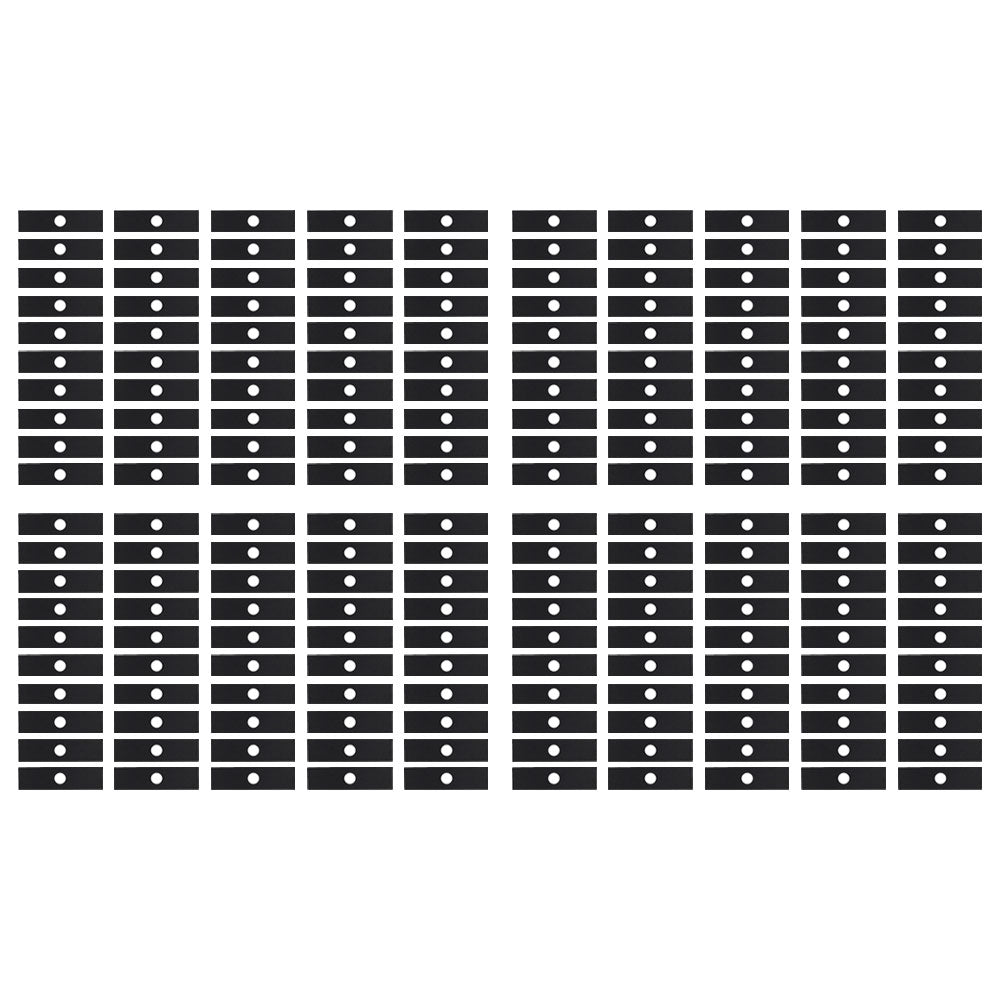 Qty 200: 8" x 2" x 0.125" x 1" Edger Blade Fits Green Machine Replaces 237001