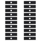 Qty 20: 8" x 2" x 0.125" x 1" Edger Blade Fits Stihl Replaces 4133 713 4101
