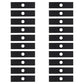 Qty 20: 8" x 2" x 0.125" x 1" Edger Blade Fits Husqvarna Replaces 601000749
