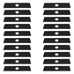Qty 20: 8" x 2" x 0.125" x 1" Edger Blade Fits Green Machine Replaces 237001