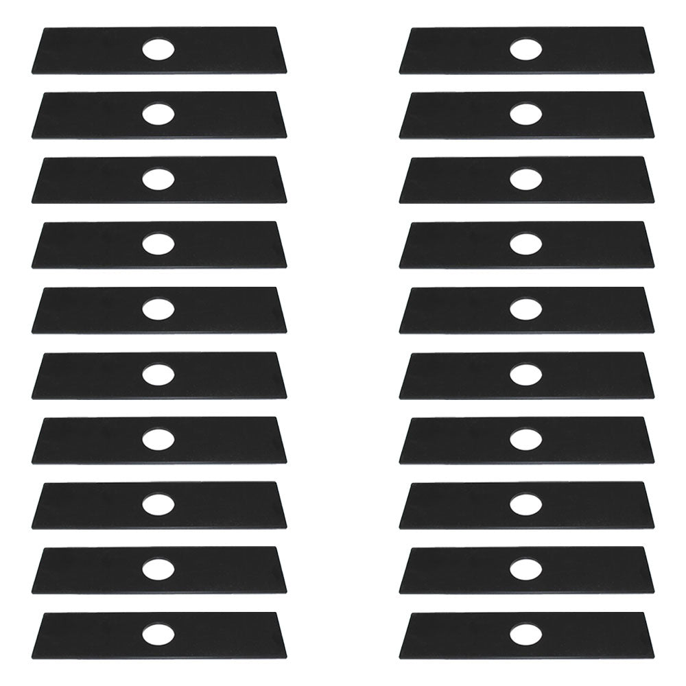 Qty 20: 8" x 2" x 0.125" x 1" Edger Blade Fits Green Machine Replaces 237001
