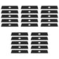 Qty (25) Edger Blade, 8" x 2" x 0.125" x 1"   Fits Shindaiwa