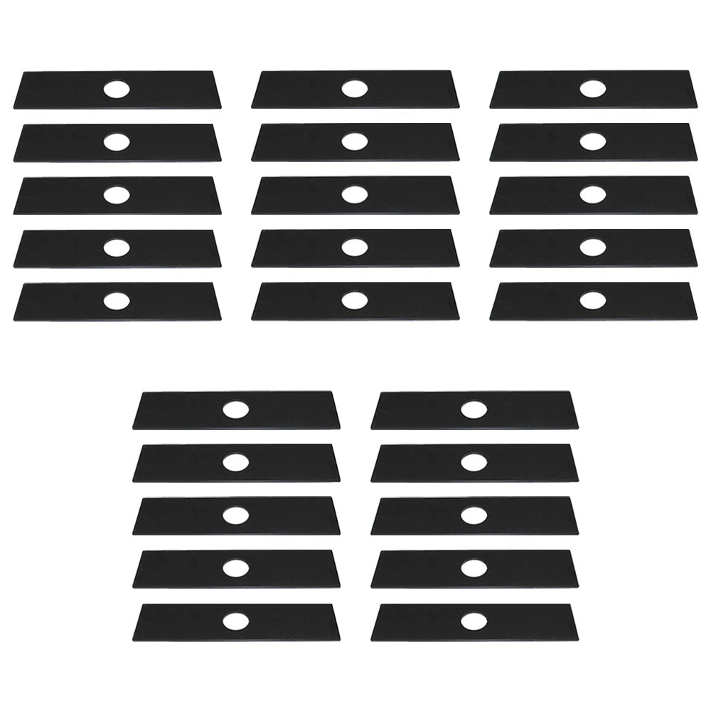 Qty (25) Edger Blade, 8" x 2" x 0.125" x 1"   Fits Universal Products