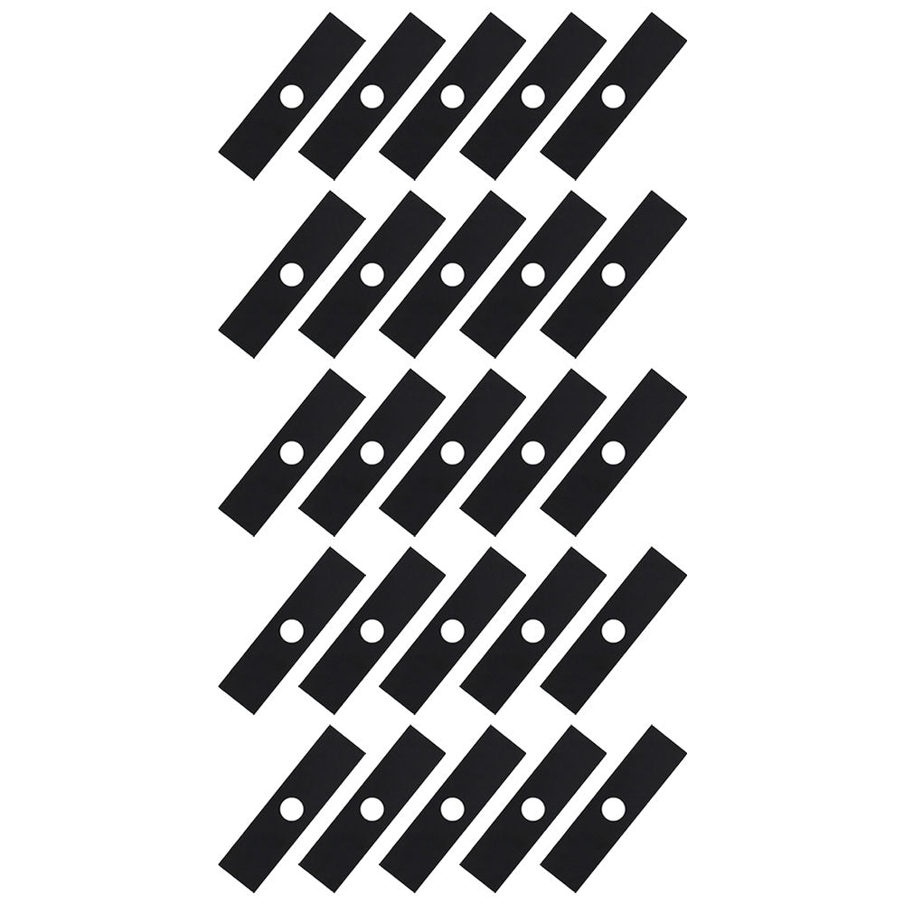 Qty (25) Edger Blade, 8" x 2" x 0.125" x 1"   Fits Ryobi Replaces 613223