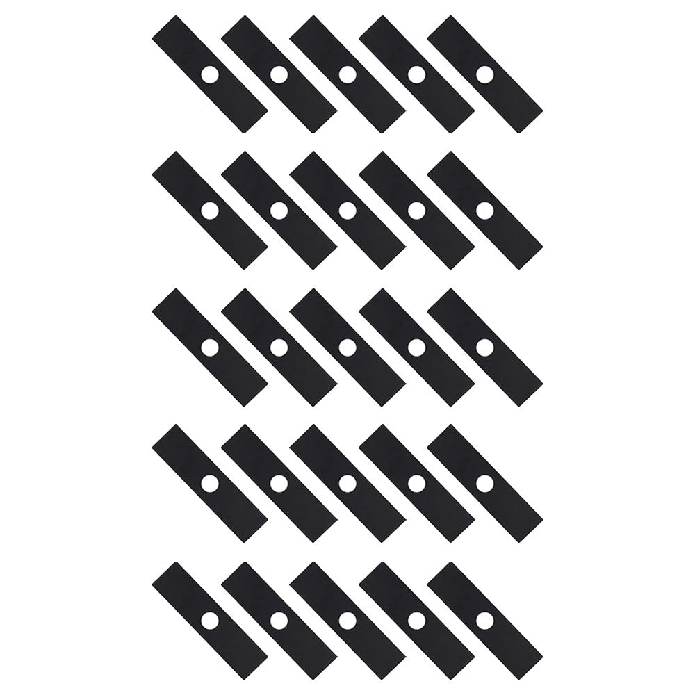 Qty (25) Edger Blade, 8" x 2" x 0.125" x 1"   Fits Stihl Replaces 4133 713 4101