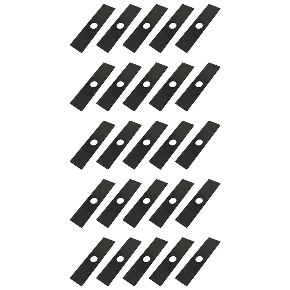 Qty (25) Edger Blade, 8" x 2" x 0.125" x 1"   Fits Ryobi Replaces 613223