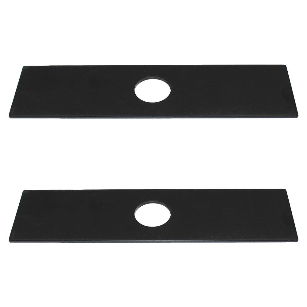 Qty 2: 8" x 2" x 0.125" x 1" Edger Blade  Fits Echo Replaces 69601552632