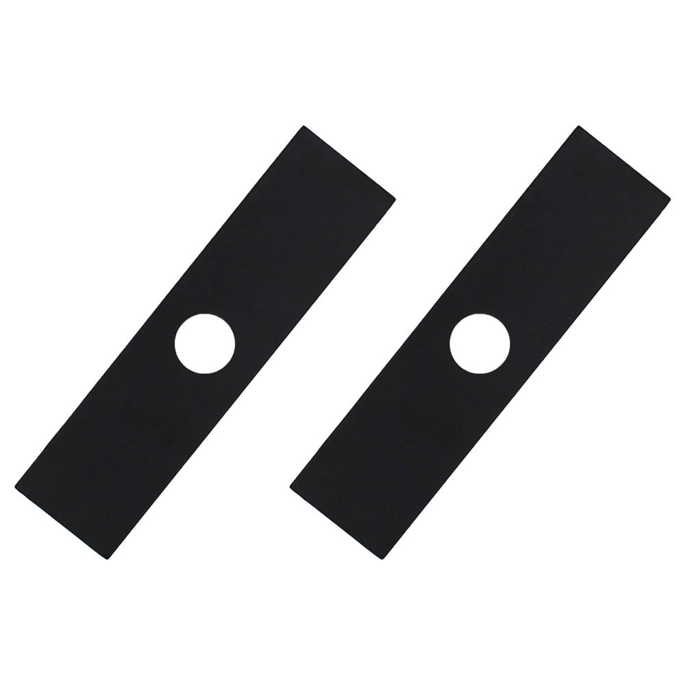 Qty 2: 8" x 2" x 0.125" x 1" Edger Blade  Fits Husqvarna Replaces 601000749