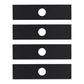 Qty 4: 8" x 2" x 0.125" x 1" Edger Blade  Fits Shindaiwa Replaces 69601552631