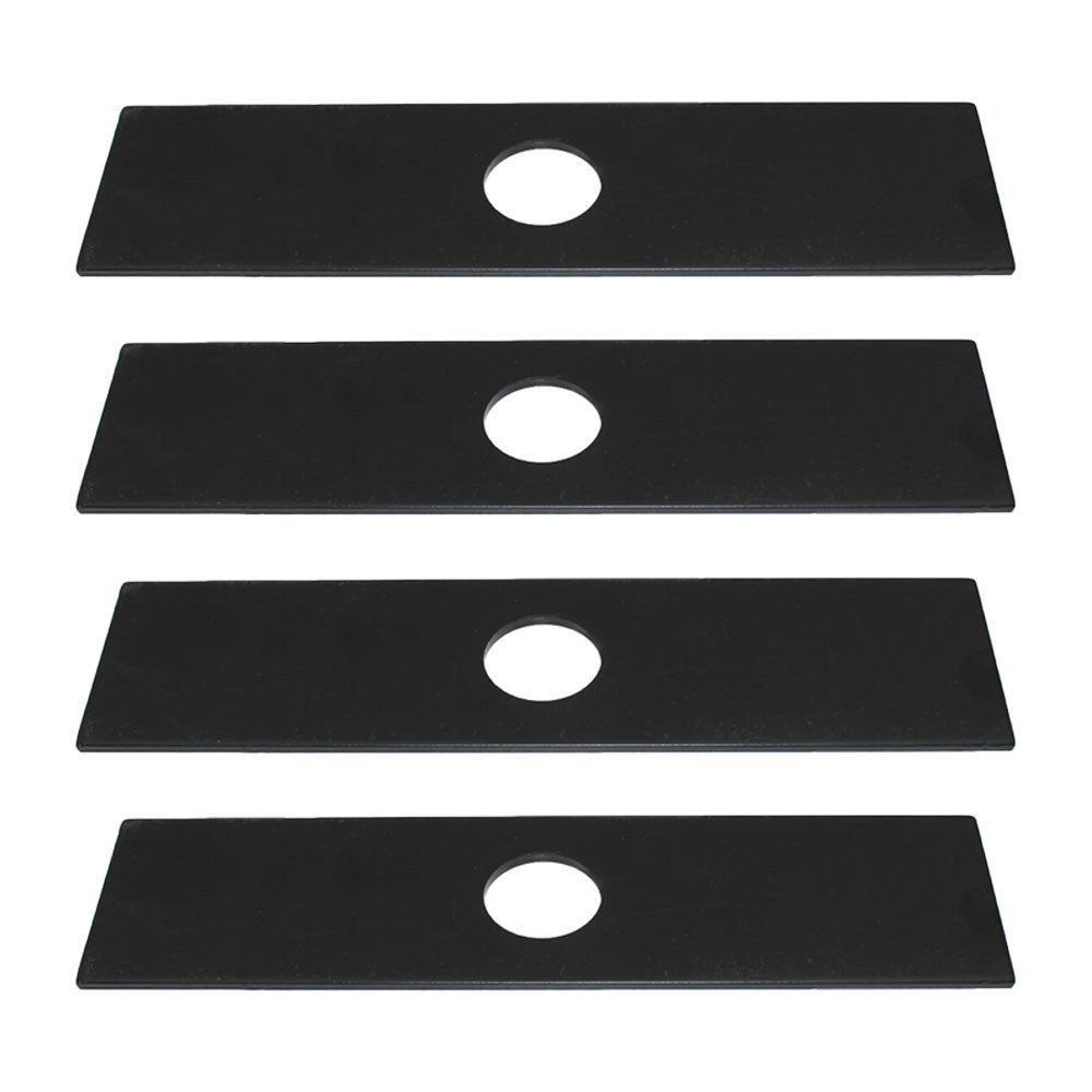 Qty 4: 8" x 2" x 0.125" x 1" Edger Blade  Fits Ryobi Replaces 613223