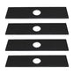 Qty 4: 8" x 2" x 0.125" x 1" Edger Blade  Fits Ryobi Replaces 613223