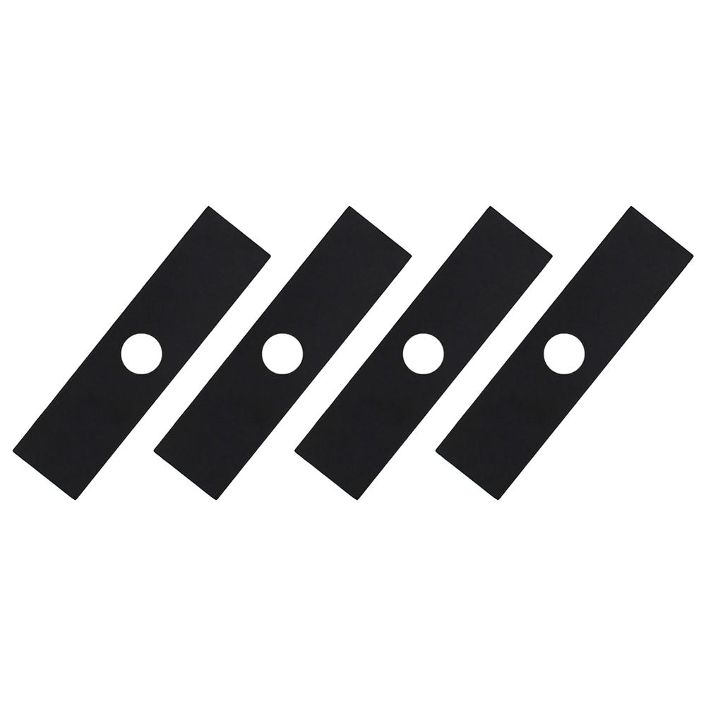 Qty 4: 8" x 2" x 0.125" x 1" Edger Blade  Fits Red Max Replaces 26367-15110