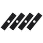 Set of Four New Heat-Treated Edger Blades 4133 713 4101 Fits Stihl Trimmers FC72