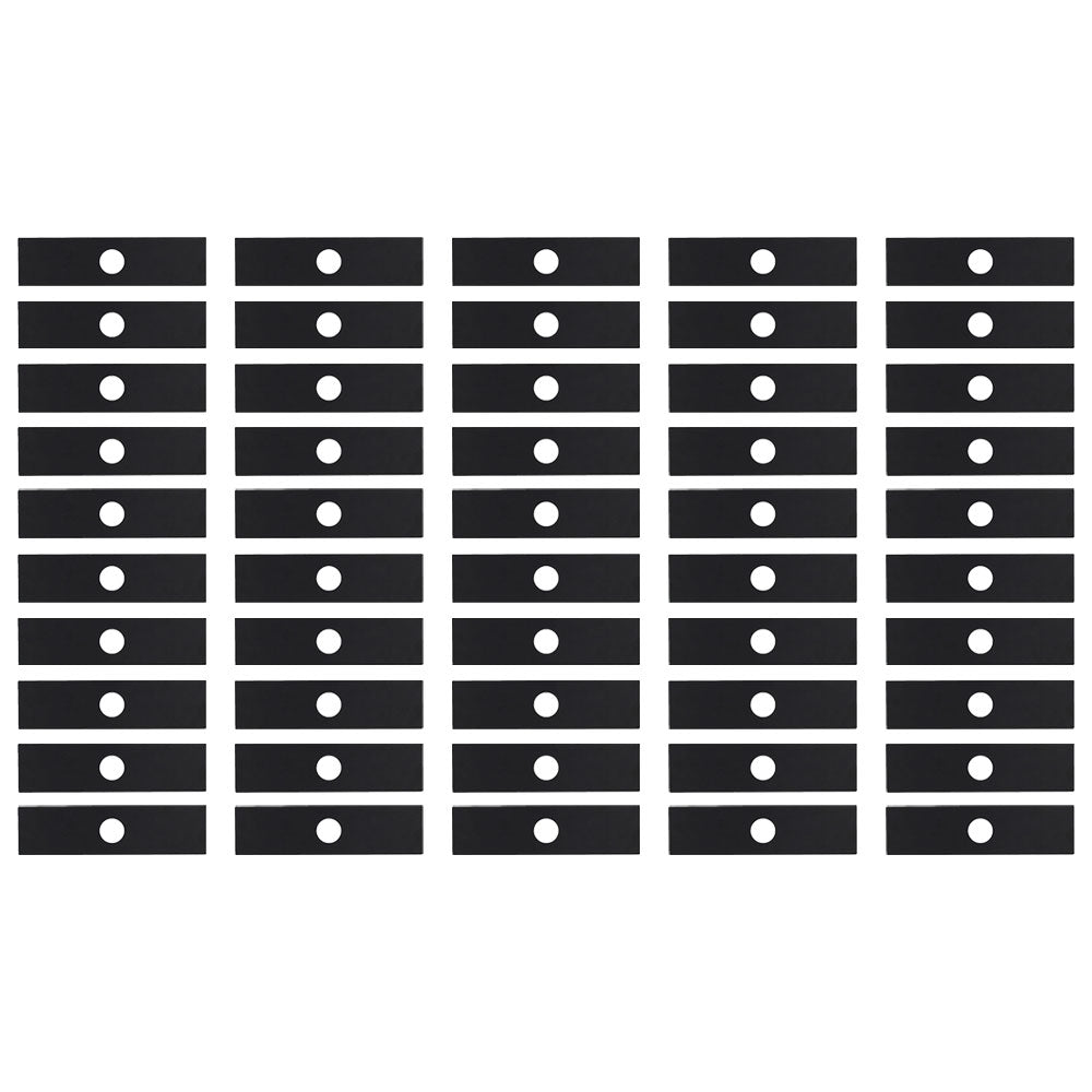 Qty 50: 8" x 2" x 0.125" x 1" Edger Blade Fits Green Machine Replaces 237001