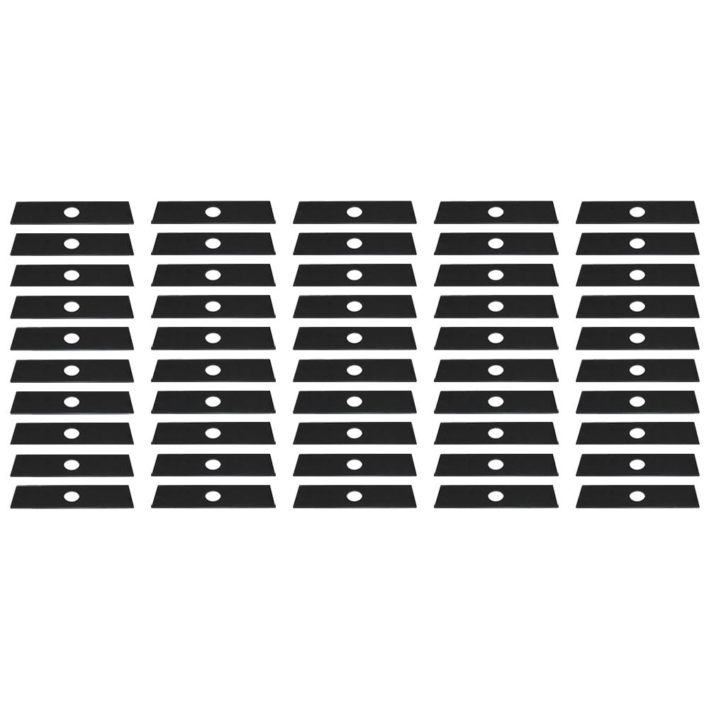 Qty 50: 8" x 2" x 0.125" x 1" Edger Blade Fits Echo Replaces 69601552632