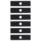 Qty 6: 8" x 2" x 0.125" x 1" Edger Blade  Fits Universal Products Replaces 13940