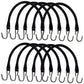 (10) 15" Heavy Duty Rubber Tarp Straps~Tarp Tie Down Strap~Bungee Cords