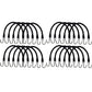(20) 15" HD Rubber Tarp Straps Flatbed Truck Tarp Tie-Down Tire Chain Bungees