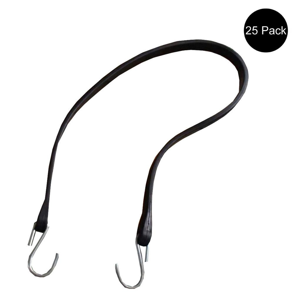 (25) 41" Bungee Cord Strap Cargo Tie Down T41-10 For Flatbeds Vans Caravans