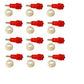 12 Chicken Waterer Push In Poultry Nipples Drinker Bird Drink Water Fowl Chook